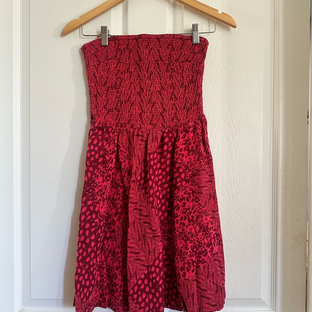 Ecote Textured Red Fabric